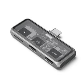 SATECHI Mobile XR Hub with dual USB-C and microSD - Space Gray ST-HXRSDM small