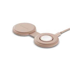 SATECHI OntheGo 2-in-1 Wireless Charger - Desert Rose ST-QTG21R small
