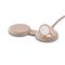 SATECHI OntheGo 2-in-1 Wireless Charger - Desert Rose ST-QTG21R small
