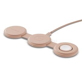 SATECHI OntheGo 3-in-1 Wireless Charger - Desert Rose ST-QTG31R small
