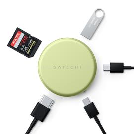 SATECHI OntheGo 5-in-1 Multiport Adapter (1x HDMI 4K 60Hz, 1x USB-C up to 5 Gbps, 1x USB-A 3.0 up to 5 Gbps, 1xUSB-C PD60W, 1x SD card reader) - Citrus ST-POTG5Y small