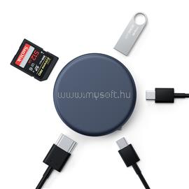 SATECHI OntheGo 5-in-1 Multiport Adapter (1x HDMI 4K 60Hz, 1x USB-C up to 5 Gbps, 1x USB-A 3.0 up to 5 Gbps, 1xUSB-C PD60W, 1x SD card reader) - Indigo ST-POTG5B small
