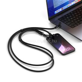 SATECHI OntheGo Crossbody Lanyard Cable - Black ST-LOTGLK small