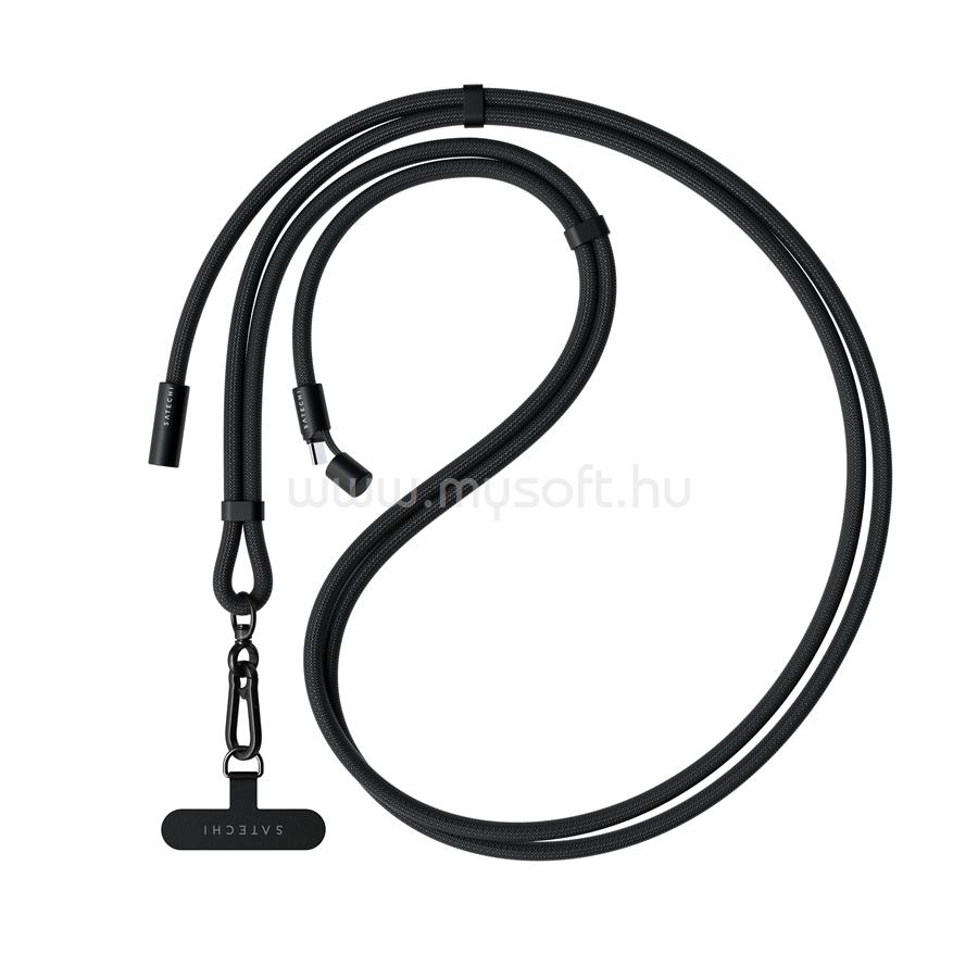 SATECHI OntheGo Crossbody Lanyard Cable - Black