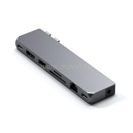 SATECHI Pro Hub Max dokkoló (1xUSB4,1x HDMI 4K 60Hz,1xUSB-A3.0,1x micro/SD,1xEthernet,1xUSB-C,1xAudio, asztroszürke) ST-UCPHMXM small