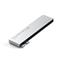 SATECHI PRO HUB SLIM (1xUSB4,1xHDMI,2xUSB-A,SD/MicroSD,UHS-I up to 104MB/s, SD/SDHC/SDXC up to 2TB,1xUSB-C) - Silver ST-HUCPHSS small