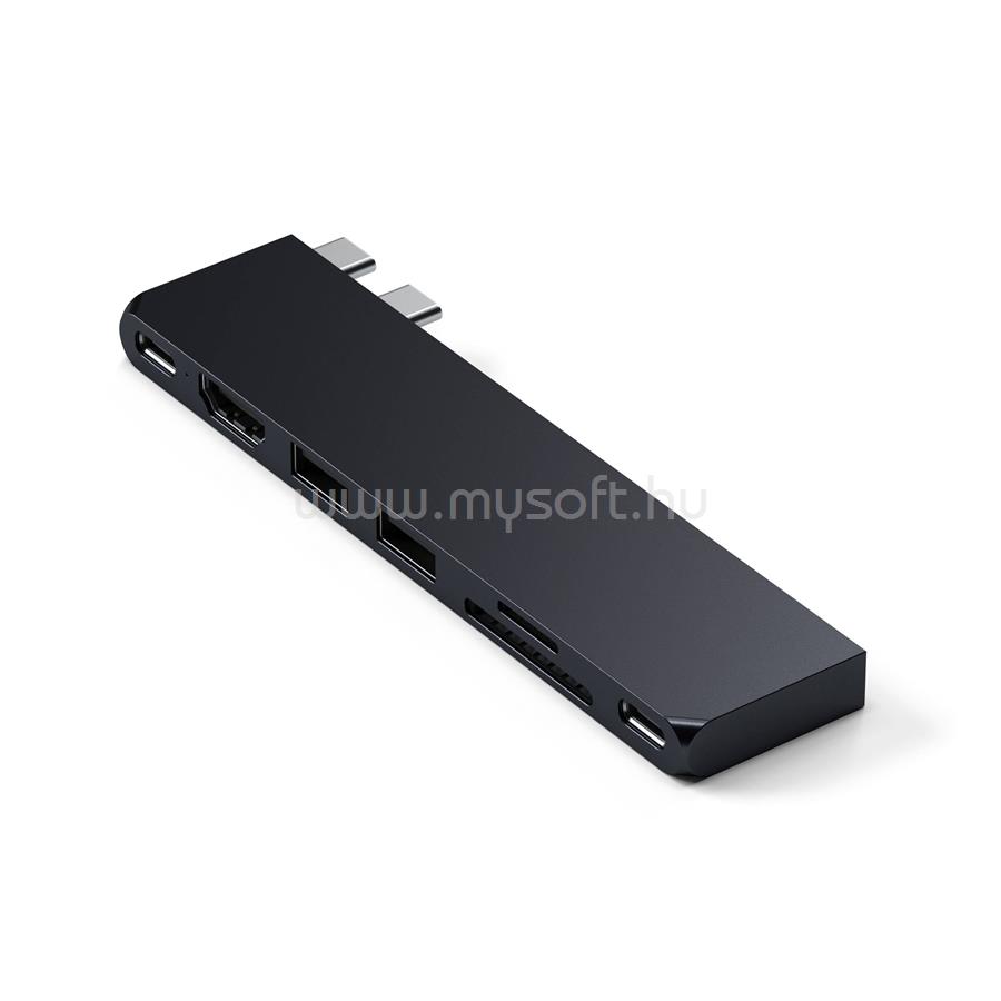 SATECHI Pro Hub Slim (éjfekete)