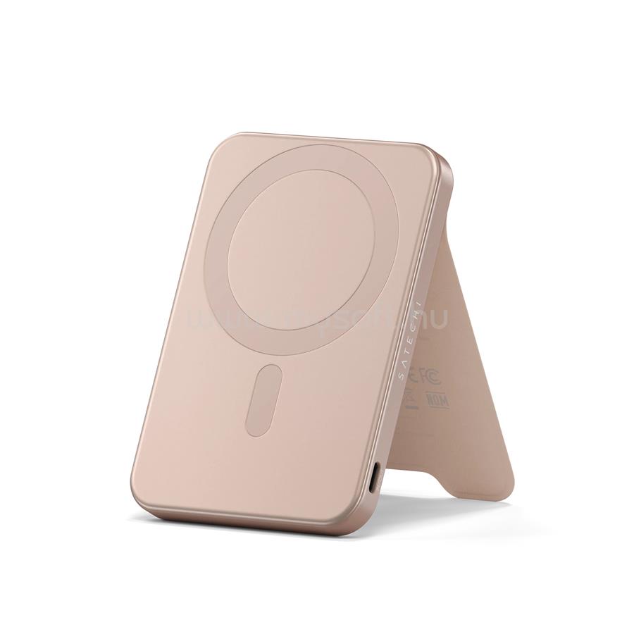 SATECHI Qi2 5K Magnetic Power Bank with Stand - Desert Rose