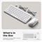 SATECHI Slim CEX1 Wireless Combo (Keyboard and Mouse) - US English - Silver ST-ZEX1SS-EN small