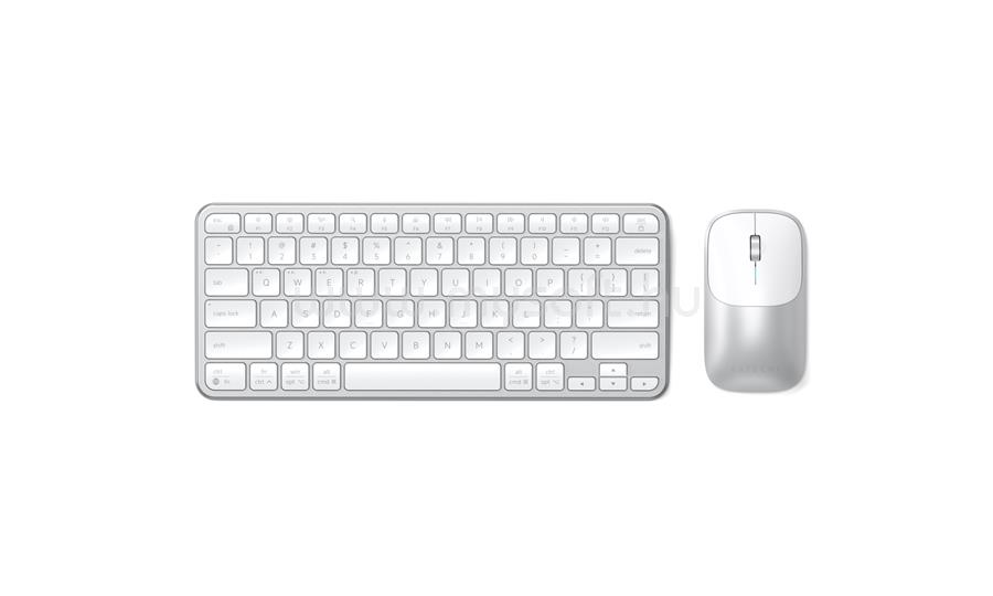 SATECHI Slim CEX1 Wireless Combo (Keyboard and Mouse) - US English - Silver