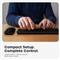 SATECHI Slim CEX1 Wireless Combo (Keyboard and Mouse) - US English - Space Black ST-ZEX1CC-EN small