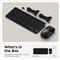 SATECHI Slim CEX1 Wireless Combo (Keyboard and Mouse) - US English - Space Black ST-ZEX1CC-EN small
