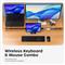 SATECHI Slim CEX3 Wireless Combo ((Keyboard and Mouse) - US English - Space Black ST-ZEX3CC-EN small