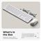 SATECHI Slim CEX3 Wireless Combo (Keyboard and Mouse) - US English - Silver ST-ZEX3SS-EN small