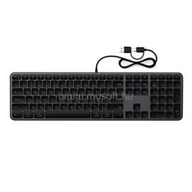 SATECHI Slim LX3 Wired Keyboard - US English - Space Black ST-KULX3C-EN small