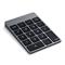 SATECHI Slim Wireless Keypad - Space Gray ST-KSALKPM small