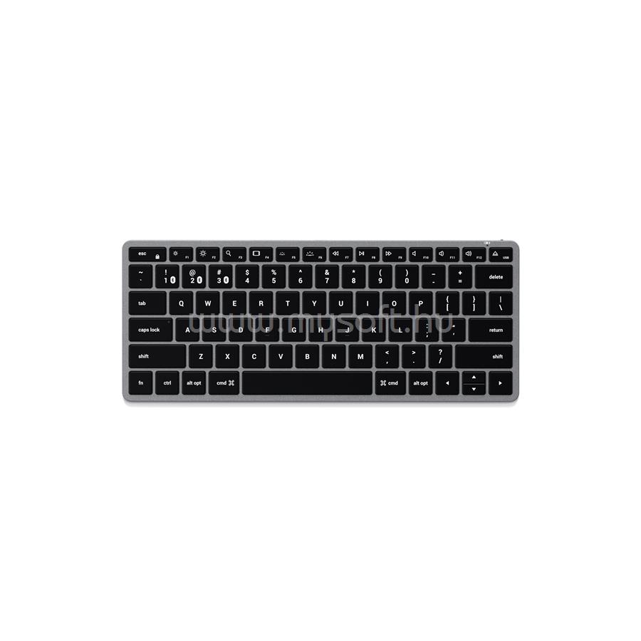 SATECHI Slim X1 Bluetooth BACKLIT Wireless Keyboard - CZ - Space Grey