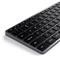 SATECHI Slim X3 Bluetooth BACKLIT Wireless Keyboard - US - Space Grey ST-BTSX3M small