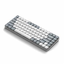 SATECHI SM1 Slim Mechanical Backlit Bluetooth Keyboard (Windows Keycaps - Windows, Left Alt, Right Alt 2.4GHz USB Receiver) - Grey/White ST-KSM1LT-EN small