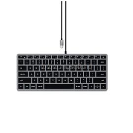 SATECHI ST-UCSW1M Slim W1 USB C vezetékes  billentyűzet angol lokalizáció (asztroszürke) ST-UCSW1M small