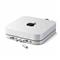 SATECHI Stand & Hub For Mac Mini / Studio (1x USB-C 3.2, 1xUSB-A 3.2, 2x USB-A 3.0, 3.5mm Audio,1x Micro/SD, 1x NVMe/M.2 SATA SSD Enclosure Drive not included) - Silver ST-GMMSHS small