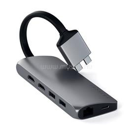 SATECHI Type-C Dual Multimedia Adapter (asztroszürke ) ST-TCDMMAM small
