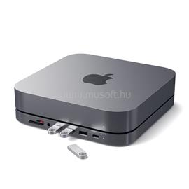 SATECHI Type-C Mac Mini HUB és állvány (asztroszürke) ST-ABHFM small