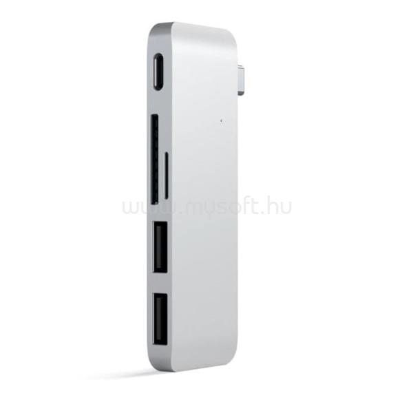 SATECHI Type-C Pass USB Hub (ezüst)