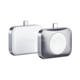 SATECHI USB-C 2 in 1 Wireless charging dock for Apple watch and Airpods - Silver ST-UC2WCDM small