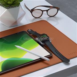 SATECHI USB-C 2 in 1 Wireless charging dock for Apple watch and Airpods - Silver ST-UC2WCDM small
