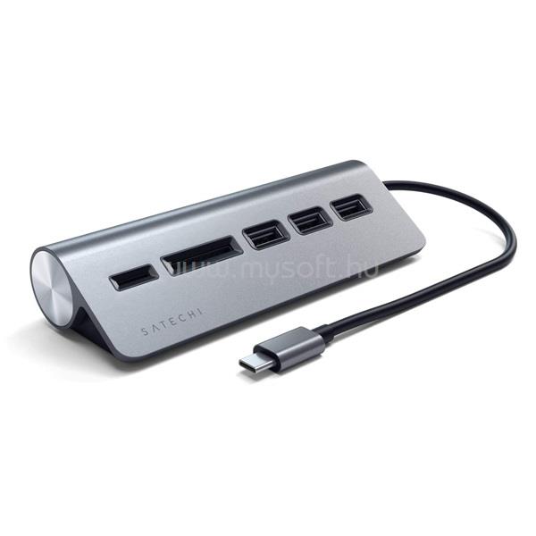 SATECHI USB-C Combo Hub for Desktop (asztroszürke)