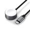 SATECHI USB-C Magnetic Fast-Charging Cable for Apple Watch - Space Gray ST-QCAWM small