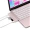 SATECHI USB-C Snap Hub (1x HDMI 4K 60Hz, 1x USB-C up to 5 Gbps, 1x USB-A 3.0 up to 5 Gbps, 1xUSB-C PD, 1x microSD/ 1x SD card reader) - Blush ST-HUSNP small