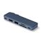 SATECHI USB-C Snap Hub (1x HDMI 4K 60Hz, 1x USB-C up to 5 Gbps, 1x USB-A 3.0 up to 5 Gbps, 1xUSB-C PD, 1x microSD/ 1x SD card reader) - Indigo ST-HUSNB small