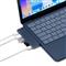 SATECHI USB-C Snap Hub (1x HDMI 4K 60Hz, 1x USB-C up to 5 Gbps, 1x USB-A 3.0 up to 5 Gbps, 1xUSB-C PD, 1x microSD/ 1x SD card reader) - Indigo ST-HUSNB small