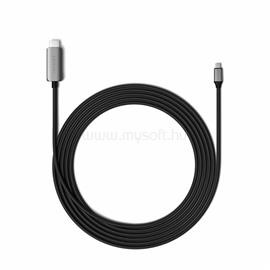 SATECHI USB-C To HDMI 2.1 8K Cable (Mac Devices up to 4K/60Hz, 8K/60Hz, 4K 60Hz/120Hz, 2K/ 40Hz, 1080P/500Hz,  Dynamic HDR10+  HDCP 1.4 & HDCP 2.3) - Space Grey ST-YH8KCM small