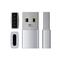 SATECHI USB Type-A / Type-C adapter (ezüst) ST-TAUCS small
