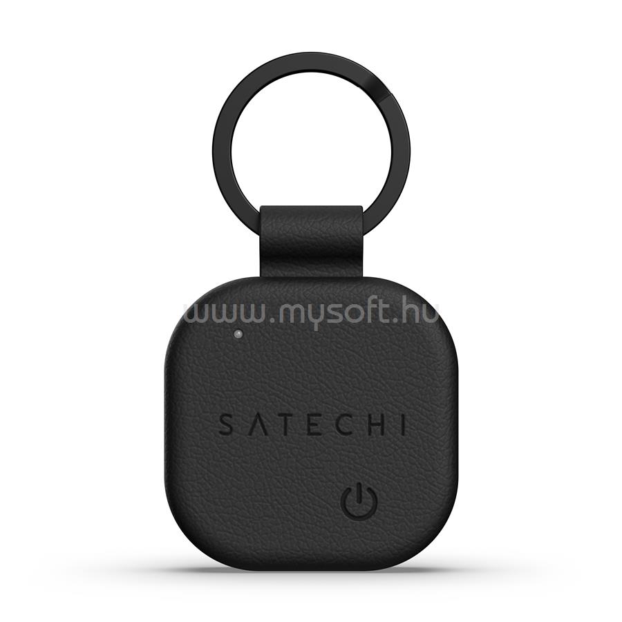 SATECHI Vegan-leather Findall Keychain - Black