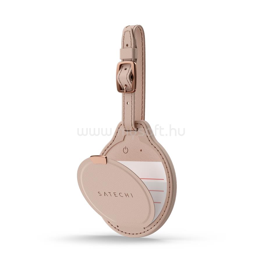 SATECHI Vegan-Leather FindAll Luggage Tag - Desert Rose