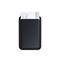 SATECHI Vegan-Leather Magnetic Wallet Stand (iPhone 12/13/14/15 all models) - Black ST-VLWK small