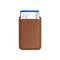 SATECHI Vegan-Leather Magnetic Wallet Stand (iPhone 12/13/14/15 all models) - Brown ST-VLWN small