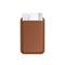 SATECHI Vegan-Leather Magnetic Wallet Stand (iPhone 12/13/14/15 all models) - Brown ST-VLWN small