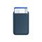 SATECHI Vegan-Leather Magnetic Wallet Stand (iPhone 12/13/14/15 all models) - Dark Blue ST-VLWB small