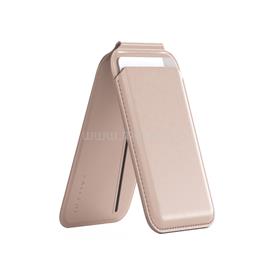 SATECHI Vegan-Leather Magnetic Wallet Stand (iPhone 12/13/14/15 all models) - Desert Rose ST-VLWR small