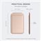 SATECHI Vegan-Leather Magnetic Wallet Stand (iPhone 12/13/14/15 all models) - Desert Rose ST-VLWR small