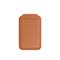 SATECHI Vegan-Leather Magnetic Wallet Stand (iPhone 12/13/14/15 all models) - Orange ST-VLWO small