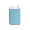 SATECHI Vegan-Leather Magnetic Wallet Stand, Magsafe Compatible - Light Blue AP-MWSB small