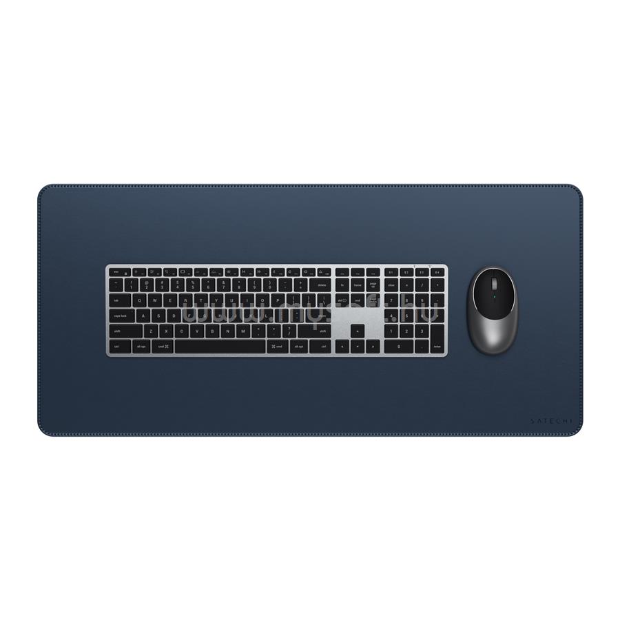SATECHI Vegan-Leather Premium Desk Mat - Blue