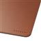 SATECHI Vegan-Leather Premium Desk Mat - Brown ST-LPDMN small