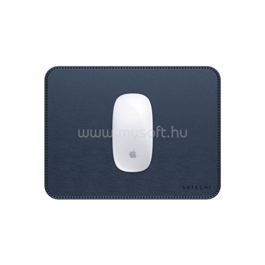 SATECHI Vegan-Leather Premium Mouse Pad - Blue